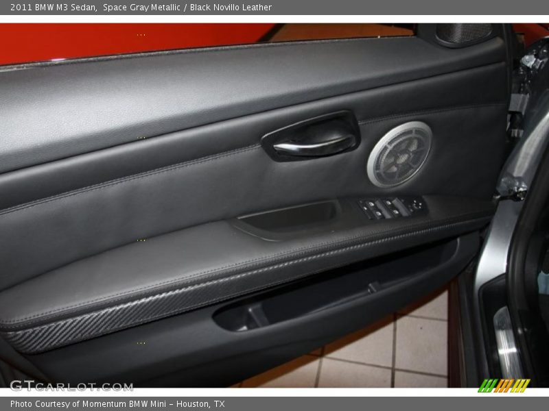 Space Gray Metallic / Black Novillo Leather 2011 BMW M3 Sedan