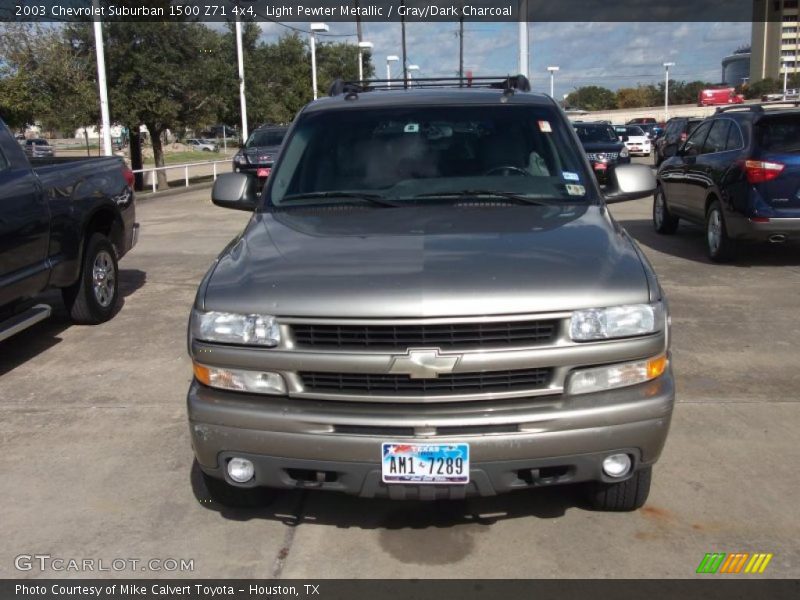 Light Pewter Metallic / Gray/Dark Charcoal 2003 Chevrolet Suburban 1500 Z71 4x4