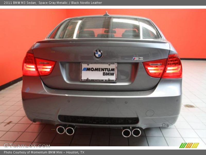 Space Gray Metallic / Black Novillo Leather 2011 BMW M3 Sedan