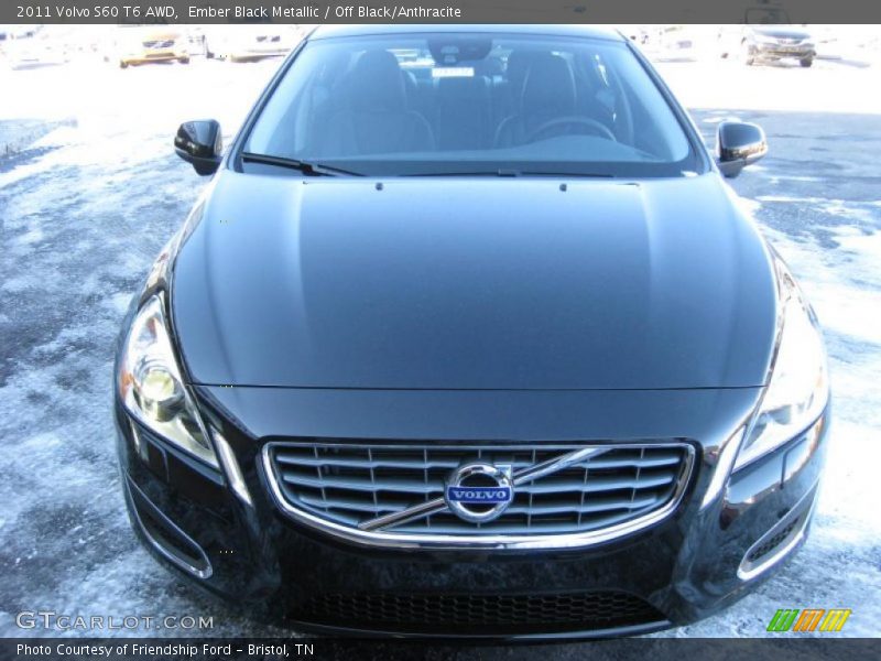 Ember Black Metallic / Off Black/Anthracite 2011 Volvo S60 T6 AWD
