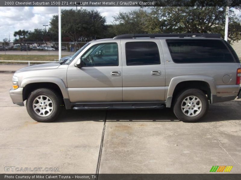 Light Pewter Metallic / Gray/Dark Charcoal 2003 Chevrolet Suburban 1500 Z71 4x4