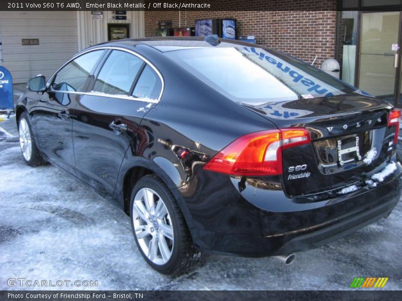 Ember Black Metallic / Off Black/Anthracite 2011 Volvo S60 T6 AWD
