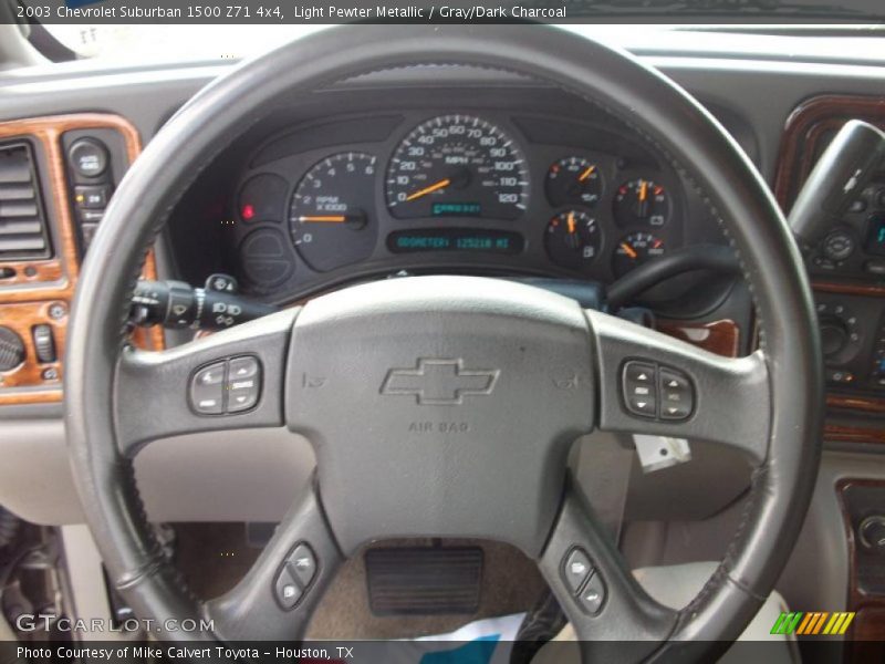 Light Pewter Metallic / Gray/Dark Charcoal 2003 Chevrolet Suburban 1500 Z71 4x4