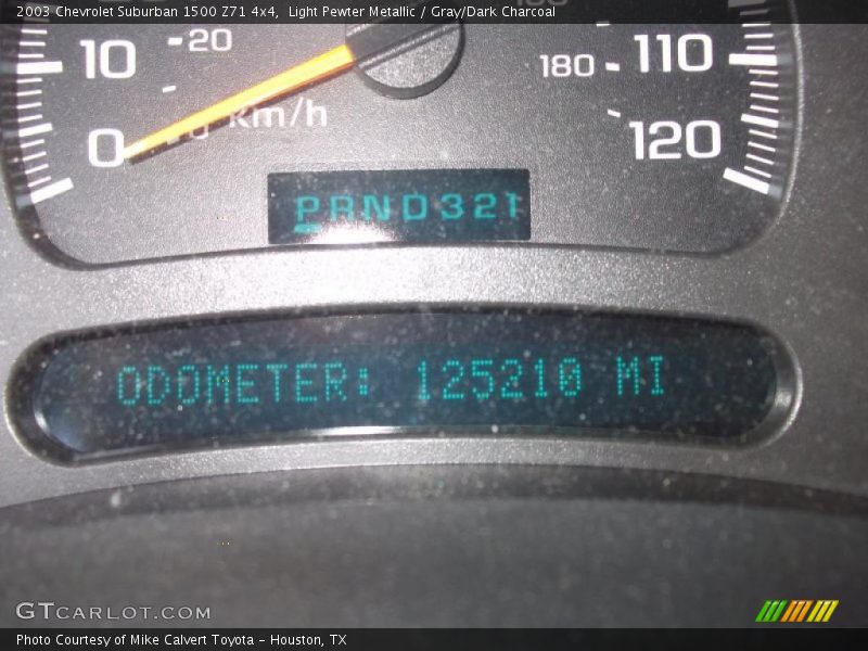 Light Pewter Metallic / Gray/Dark Charcoal 2003 Chevrolet Suburban 1500 Z71 4x4