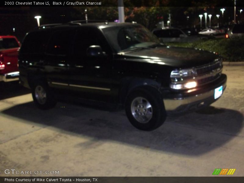 Black / Gray/Dark Charcoal 2003 Chevrolet Tahoe LS