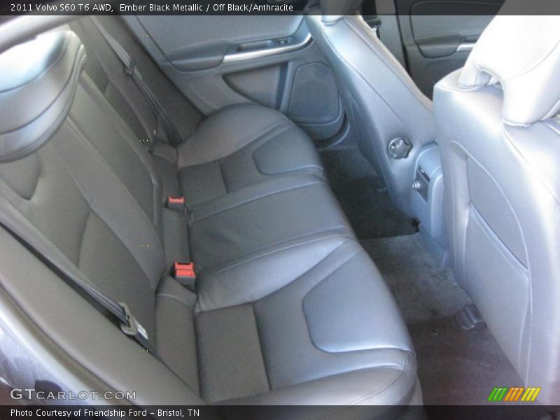  2011 S60 T6 AWD Off Black/Anthracite Interior