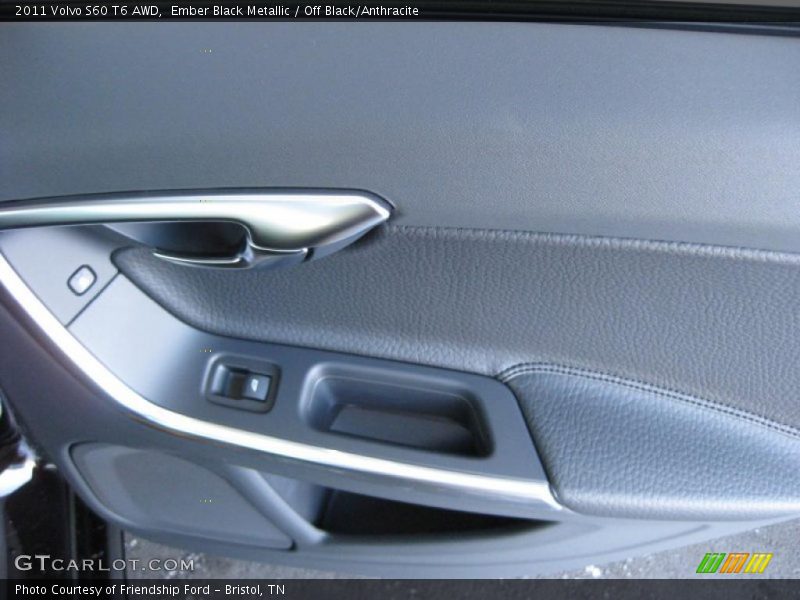 Ember Black Metallic / Off Black/Anthracite 2011 Volvo S60 T6 AWD