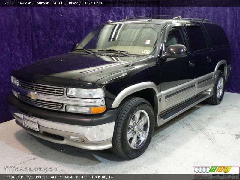 Black / Tan/Neutral 2003 Chevrolet Suburban 1500 LT