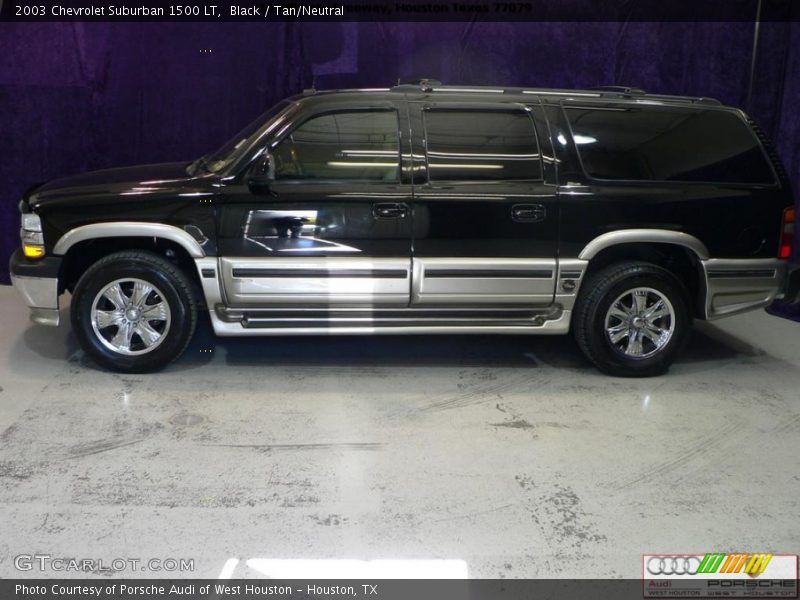 Black / Tan/Neutral 2003 Chevrolet Suburban 1500 LT