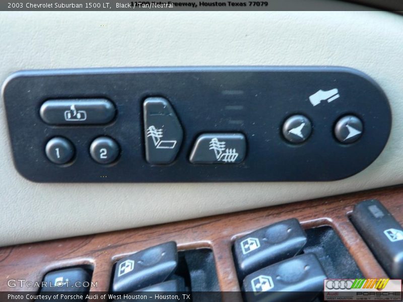 Black / Tan/Neutral 2003 Chevrolet Suburban 1500 LT