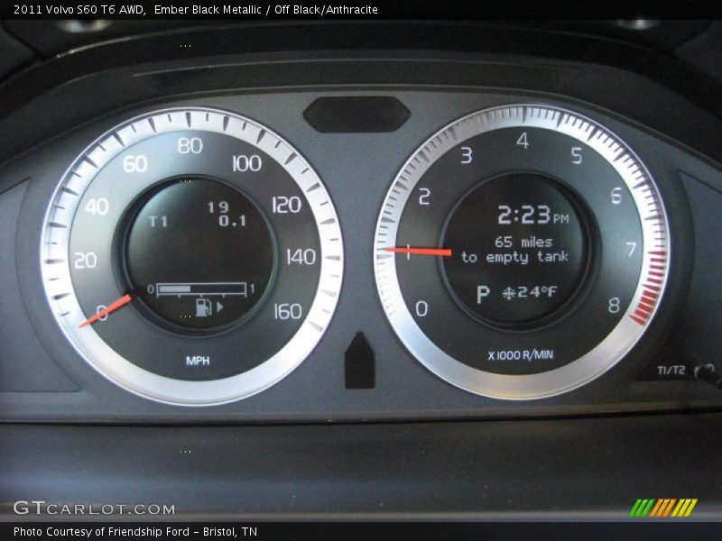 2011 S60 T6 AWD T6 AWD Gauges