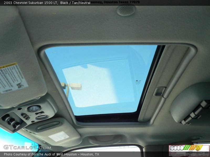 Black / Tan/Neutral 2003 Chevrolet Suburban 1500 LT