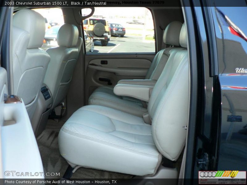 Black / Tan/Neutral 2003 Chevrolet Suburban 1500 LT