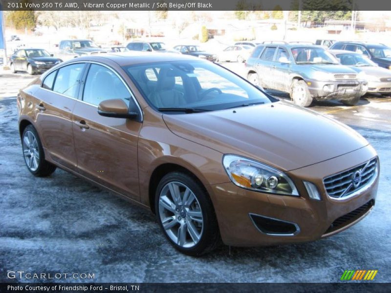  2011 S60 T6 AWD Vibrant Copper Metallic