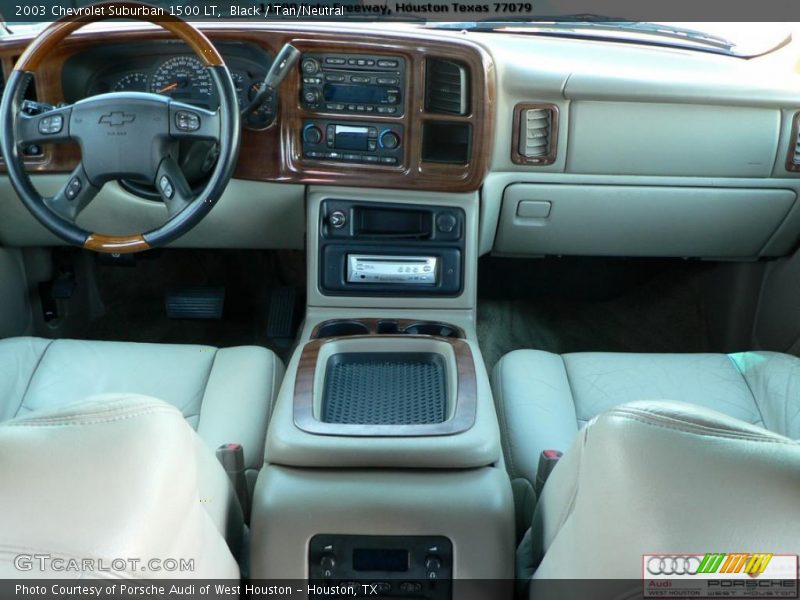 Black / Tan/Neutral 2003 Chevrolet Suburban 1500 LT