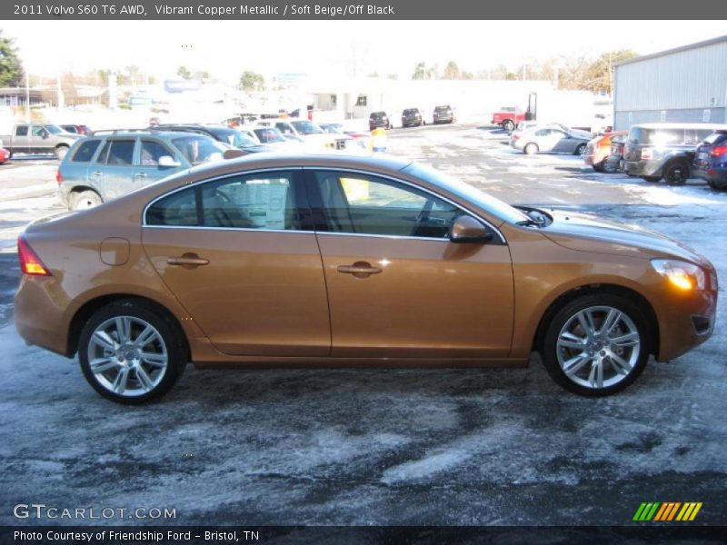  2011 S60 T6 AWD Vibrant Copper Metallic