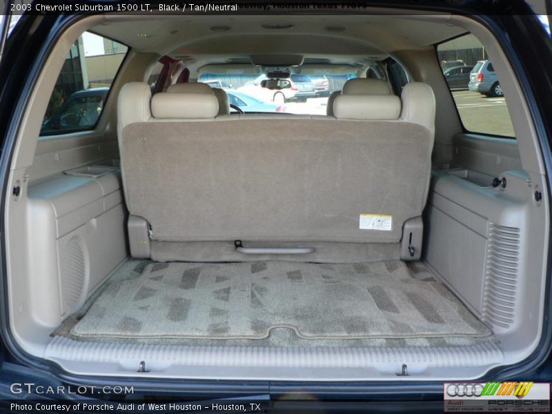 Black / Tan/Neutral 2003 Chevrolet Suburban 1500 LT