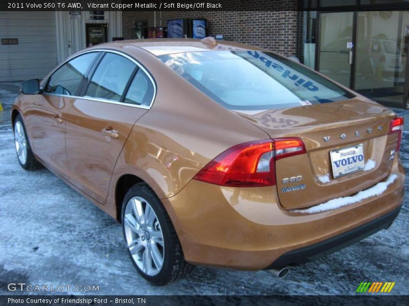  2011 S60 T6 AWD Vibrant Copper Metallic