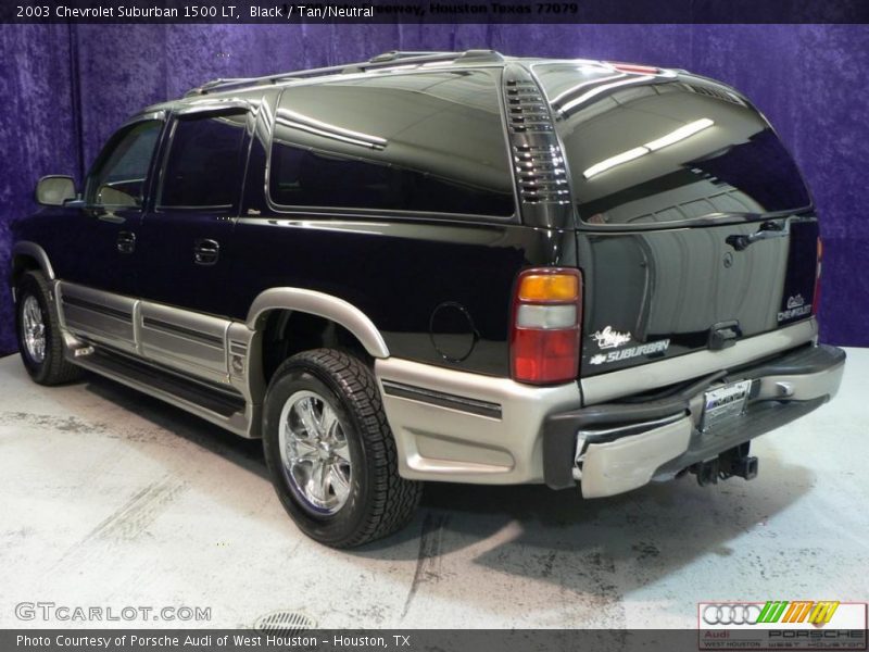 Black / Tan/Neutral 2003 Chevrolet Suburban 1500 LT