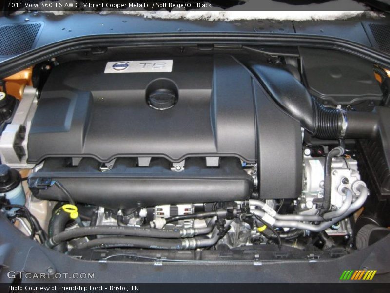  2011 S60 T6 AWD Engine - 3.0 Liter Turbocharged DOHC 24-Valve VVT Inline 6 Cylinder