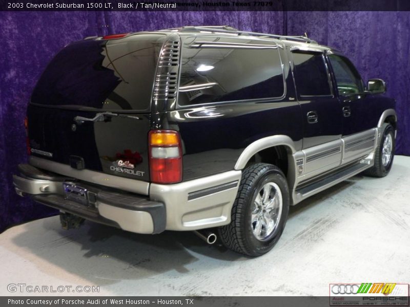 Black / Tan/Neutral 2003 Chevrolet Suburban 1500 LT
