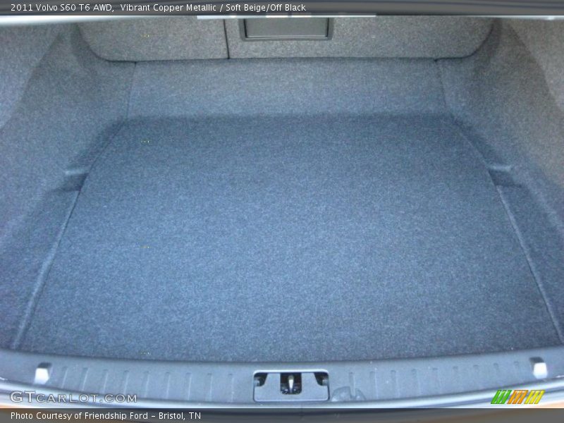  2011 S60 T6 AWD Trunk