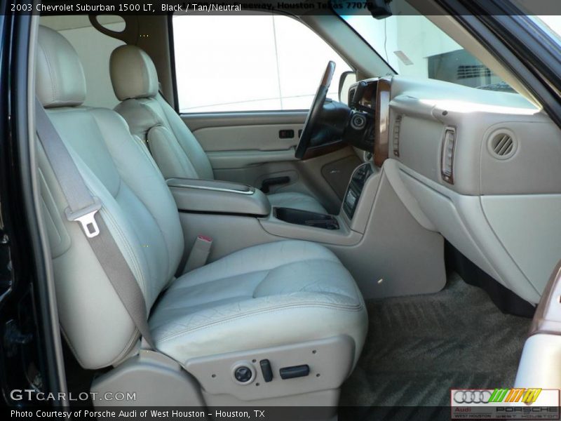 Black / Tan/Neutral 2003 Chevrolet Suburban 1500 LT