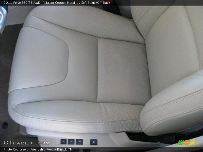  2011 S60 T6 AWD Soft Beige/Off Black Interior