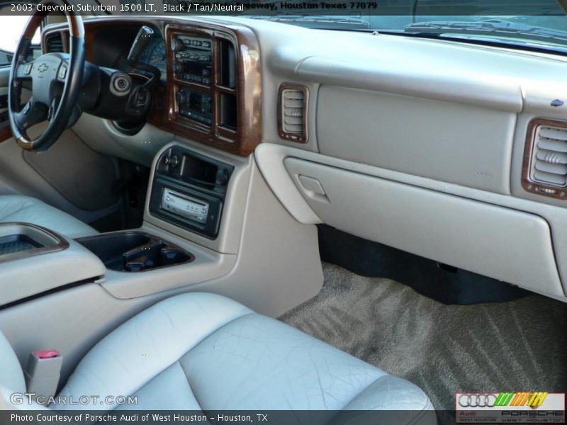 Black / Tan/Neutral 2003 Chevrolet Suburban 1500 LT