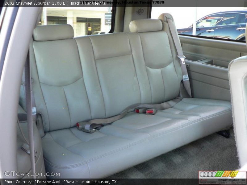 Black / Tan/Neutral 2003 Chevrolet Suburban 1500 LT