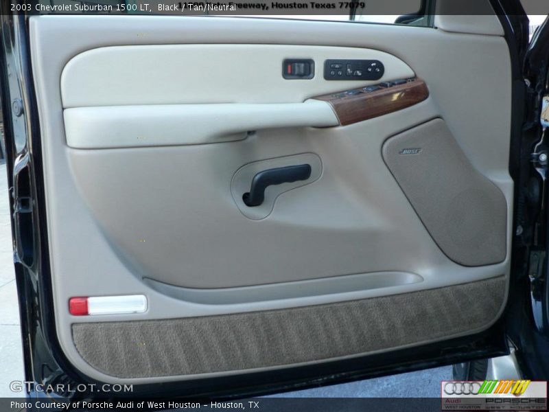 Black / Tan/Neutral 2003 Chevrolet Suburban 1500 LT
