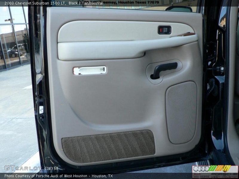 Black / Tan/Neutral 2003 Chevrolet Suburban 1500 LT
