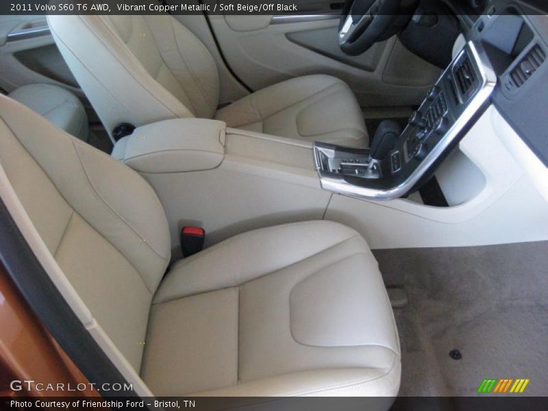 Vibrant Copper Metallic / Soft Beige/Off Black 2011 Volvo S60 T6 AWD