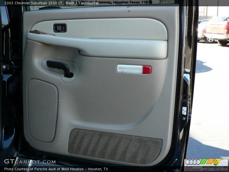 Black / Tan/Neutral 2003 Chevrolet Suburban 1500 LT