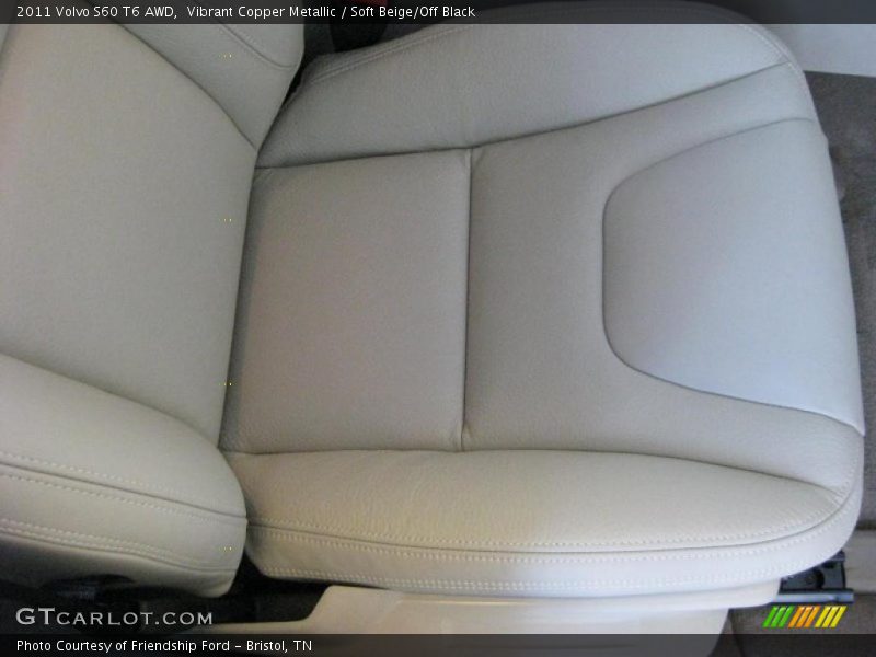 Vibrant Copper Metallic / Soft Beige/Off Black 2011 Volvo S60 T6 AWD