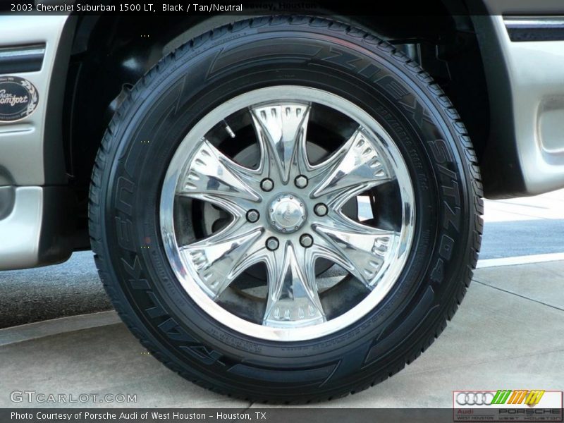 Black / Tan/Neutral 2003 Chevrolet Suburban 1500 LT