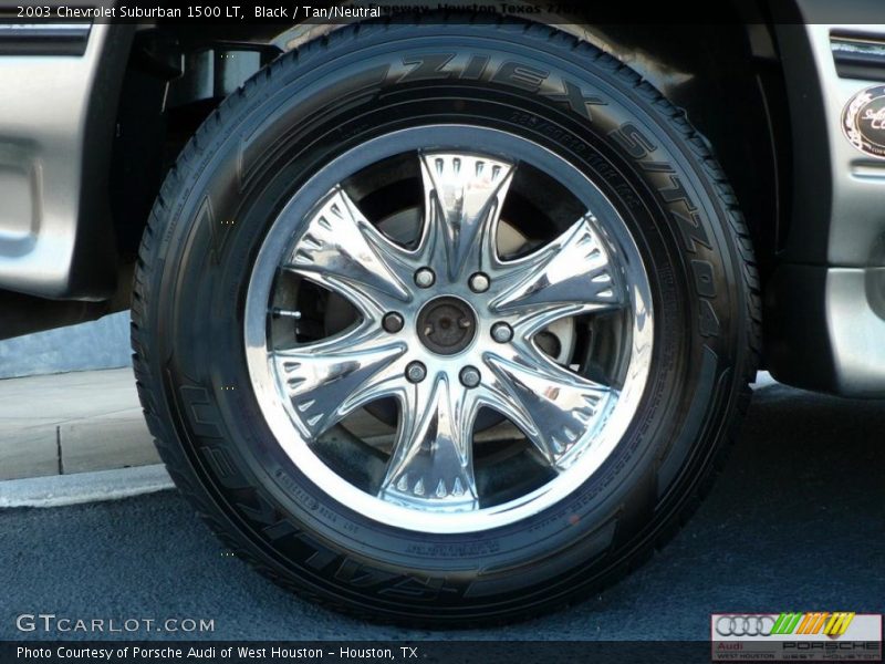 Black / Tan/Neutral 2003 Chevrolet Suburban 1500 LT
