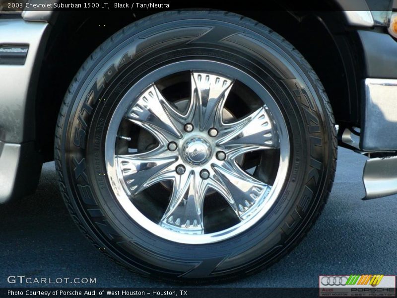 Black / Tan/Neutral 2003 Chevrolet Suburban 1500 LT