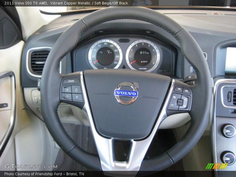  2011 S60 T6 AWD Steering Wheel