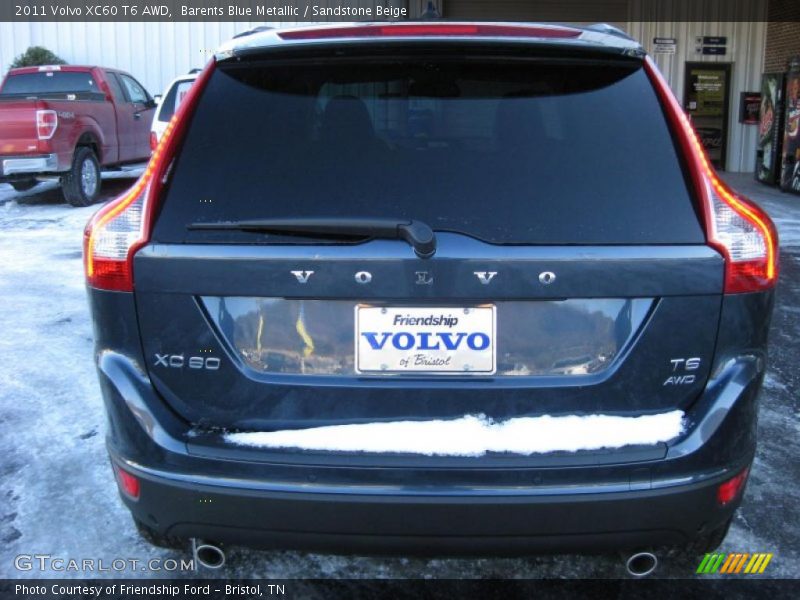 Barents Blue Metallic / Sandstone Beige 2011 Volvo XC60 T6 AWD