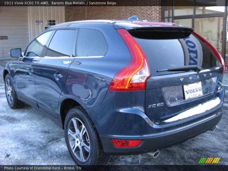Barents Blue Metallic / Sandstone Beige 2011 Volvo XC60 T6 AWD