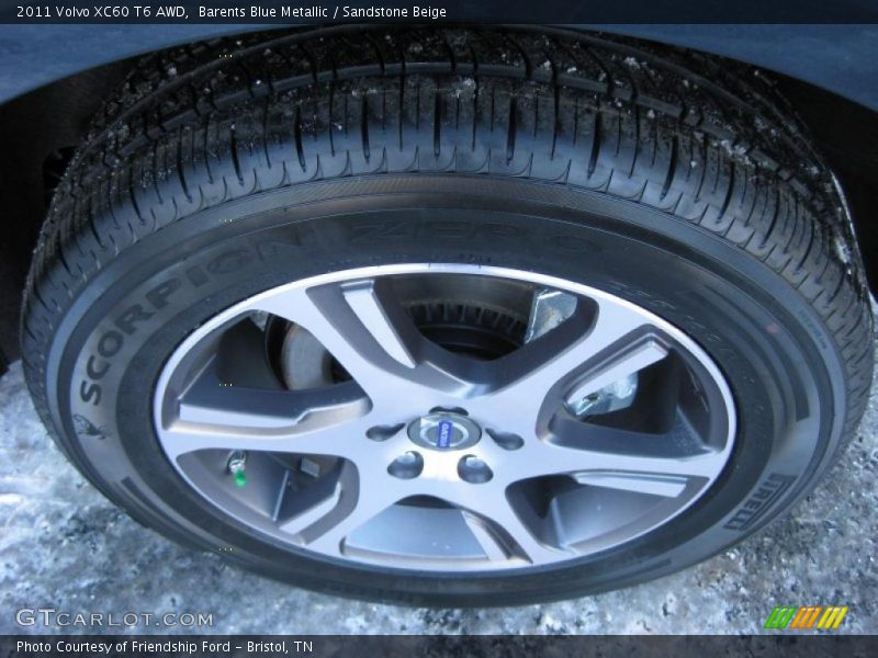 Barents Blue Metallic / Sandstone Beige 2011 Volvo XC60 T6 AWD