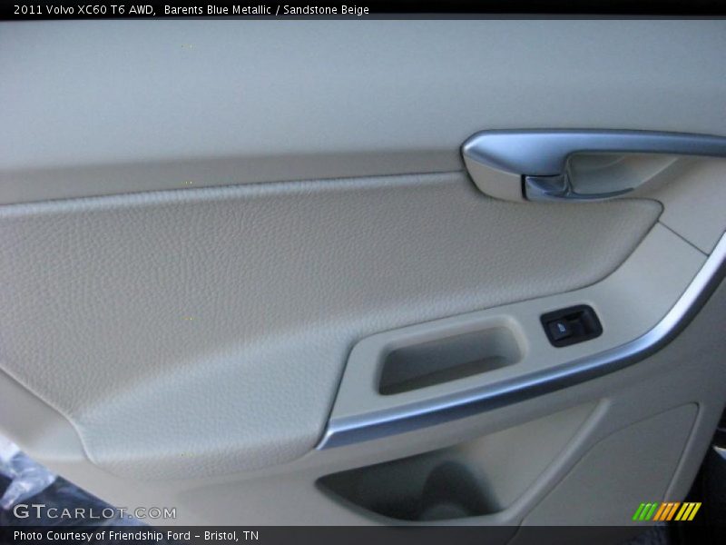 Barents Blue Metallic / Sandstone Beige 2011 Volvo XC60 T6 AWD