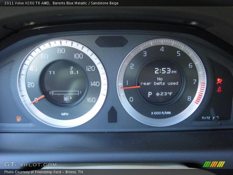  2011 XC60 T6 AWD T6 AWD Gauges