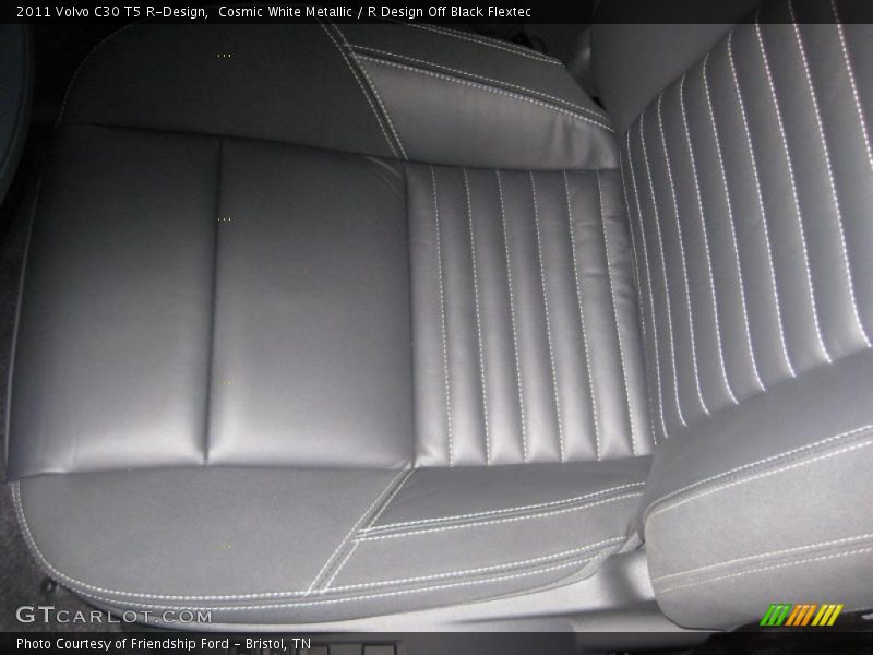 Cosmic White Metallic / R Design Off Black Flextec 2011 Volvo C30 T5 R-Design