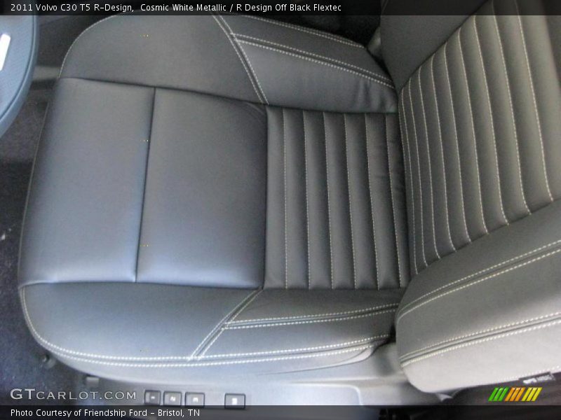Cosmic White Metallic / R Design Off Black Flextec 2011 Volvo C30 T5 R-Design