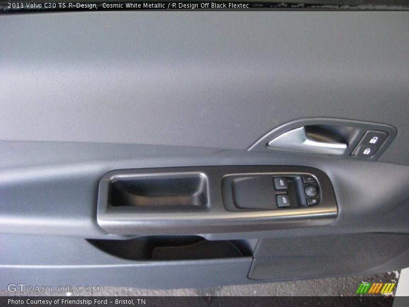 Cosmic White Metallic / R Design Off Black Flextec 2011 Volvo C30 T5 R-Design