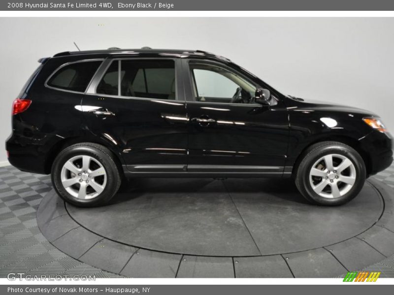Ebony Black / Beige 2008 Hyundai Santa Fe Limited 4WD