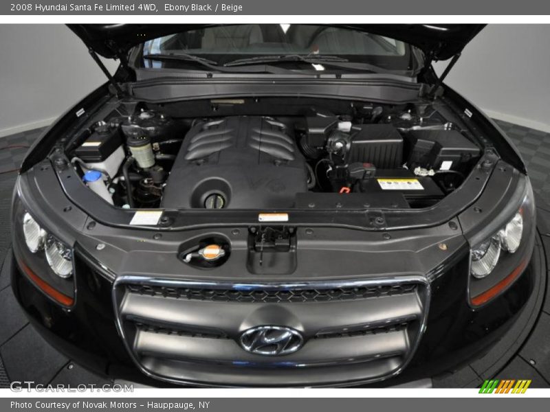 Ebony Black / Beige 2008 Hyundai Santa Fe Limited 4WD