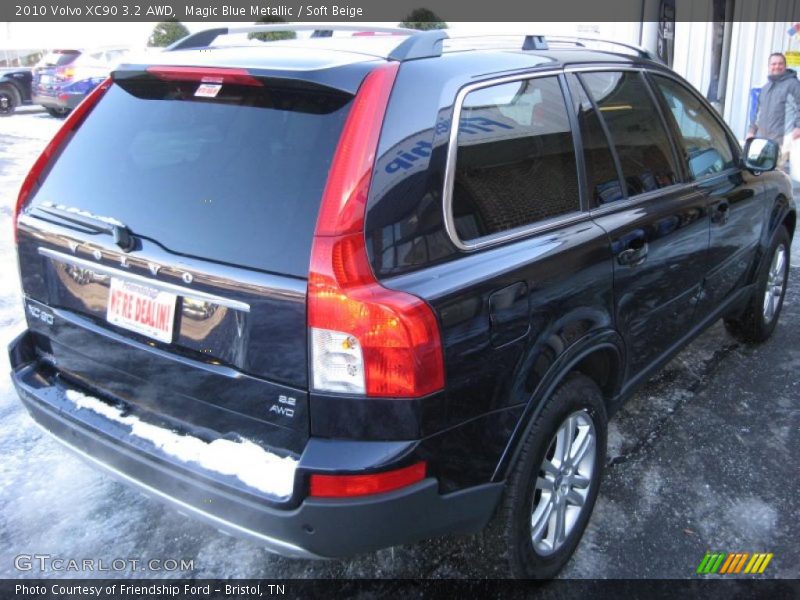 Magic Blue Metallic / Soft Beige 2010 Volvo XC90 3.2 AWD